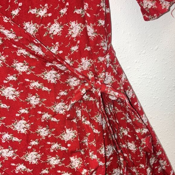 Natural life Sophia v neck floral wrap maxi dress with slits coastal cowgirl 734 - Picture 5 of 11